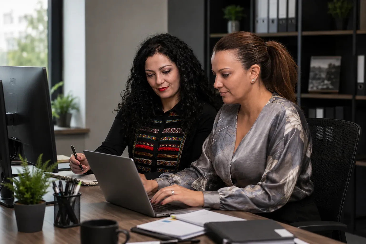 Manworking-Team im Büro — Personalleasing und Arbeitnehmerüberlassung aus Rumänien für deutsche Unternehmen